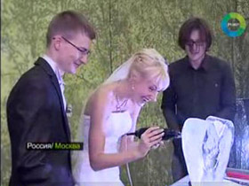 Свадьба с размахом в Галерее русской ледовой скульптуры