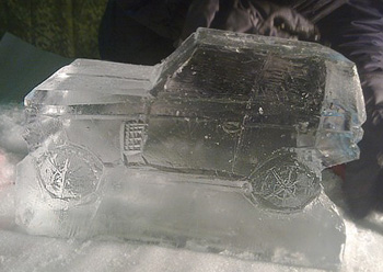 Range Rover изо льда