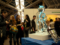 Мастер-класс  от Галереи ледовой скульптуры на Moscow Fair 2011