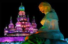 Фестиваль ледяных скульптур в Китае 2012