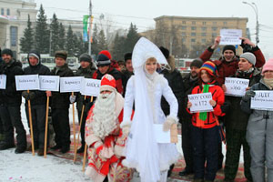 В Новосибирске подвели итоги фестиваля снежных скульптур
