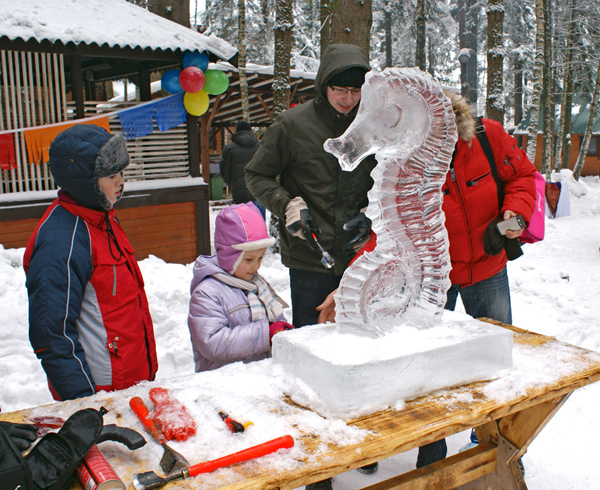 мастер-классы по созданию ледовой скульптуры