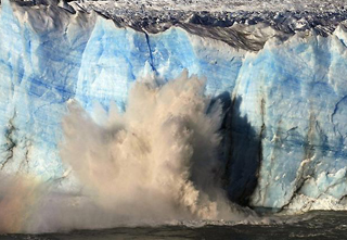 Крушение ледника в Аргентине