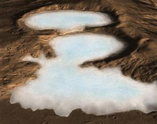 Фото ледяных скульптур на Марсе