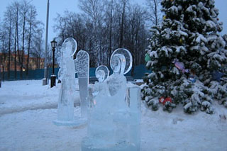 Фестиваль ледяных скульптур в Ижевске