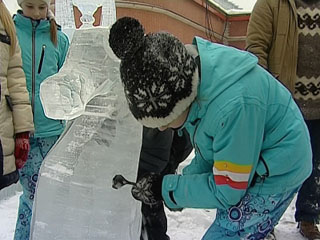 Ледовый мастер-класс для юных петербуржцев