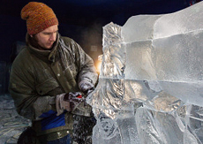 Создание ледяных скульптур