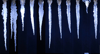 «Атлас сосулек» – уникальная коллекция изображений сосулек изо льда 