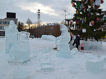 Конкурс на лучший эскиз ледового городка в Чебаркуле