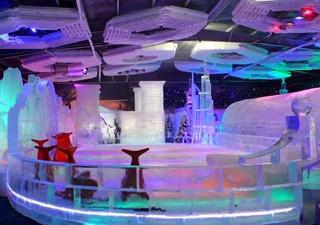 В Дубае открылся ледовый парк Dubai Garden Glow 